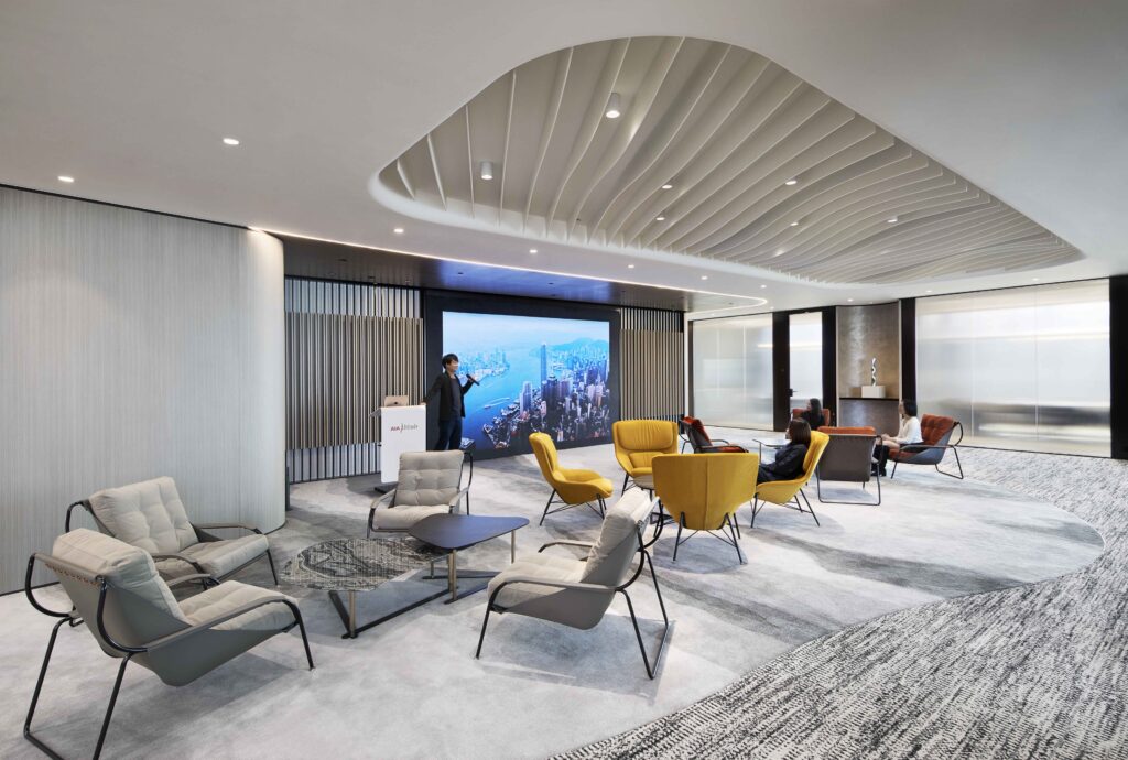 A Wealth Management Centre One Space designed for a leading global insurance group. 